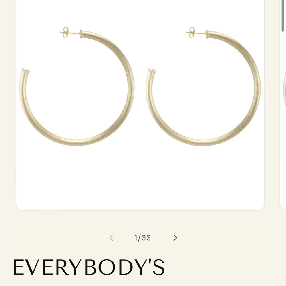 Sheila Fajl gold hoops